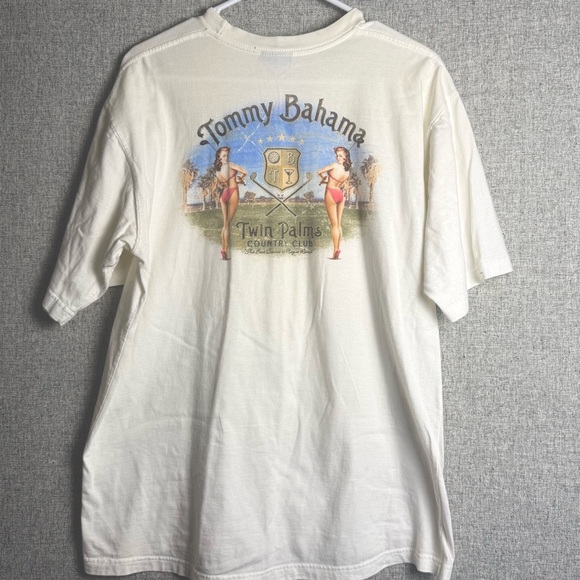 Vintage Tommy Bahama Twin Palms Country Club‎ Tee Size M/L - Picture 2 of 6